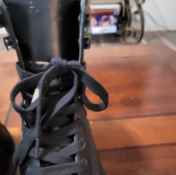 Prada Monolith Leather and Re-Nylon Boots with Pouch - Picture 3 of 16